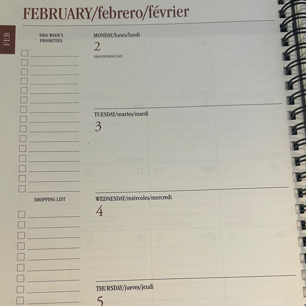Brand New Because I Knew You I Have Been Changed For Good 2026 Planner - Picture 4 of 8
